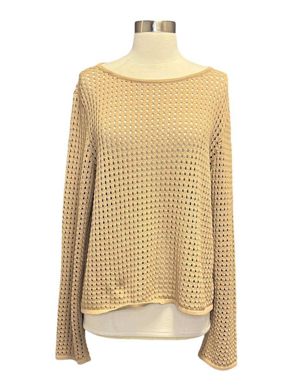 Akris Perforated Cotton Sweater